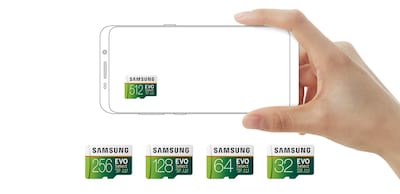 Foto 4 | Tarjeta De Memoria Micro Sd Samsung Evo Select 512gb Con Adaptador - Venta Internacional.