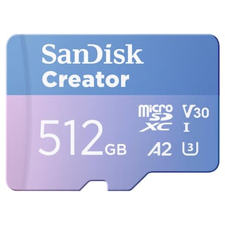 Foto 1 | Memoria MicroSD Sandisk Creator 512 GB - Venta Internacional