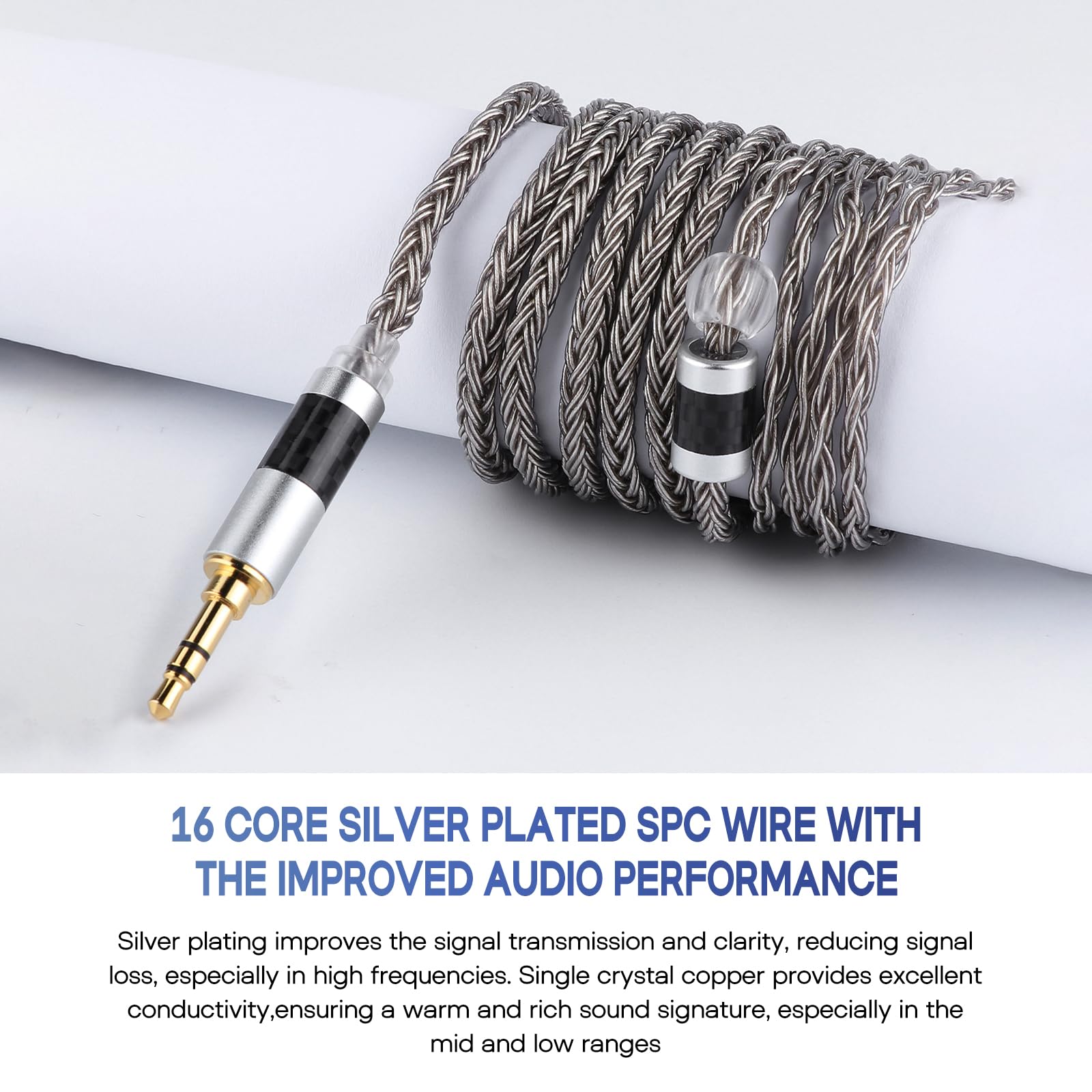 Foto 4 pulgar | Cable Iem Linsoul Tripowin Zonie De 16 Núcleos Chapado En Plata, 1,25 M - Venta Internacional.