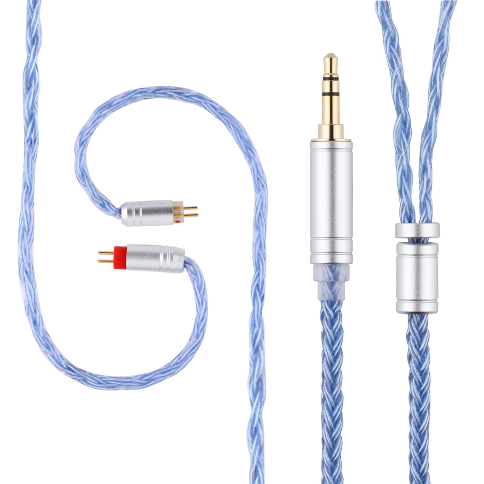 Foto 2 | Cable Iem Linsoul Tripowin Zonie De 16 Núcleos Chapado En Plata, 1,25 M - Venta Internacional.