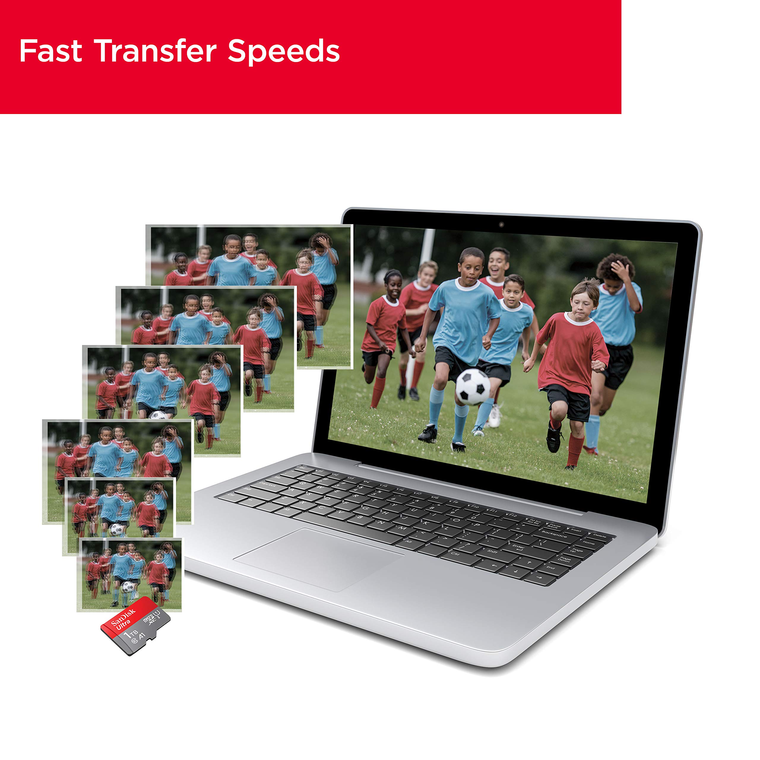 Foto 5 | Memoria MicroSDXC Sandisk 256 GB Clase 10 - Venta Internacional