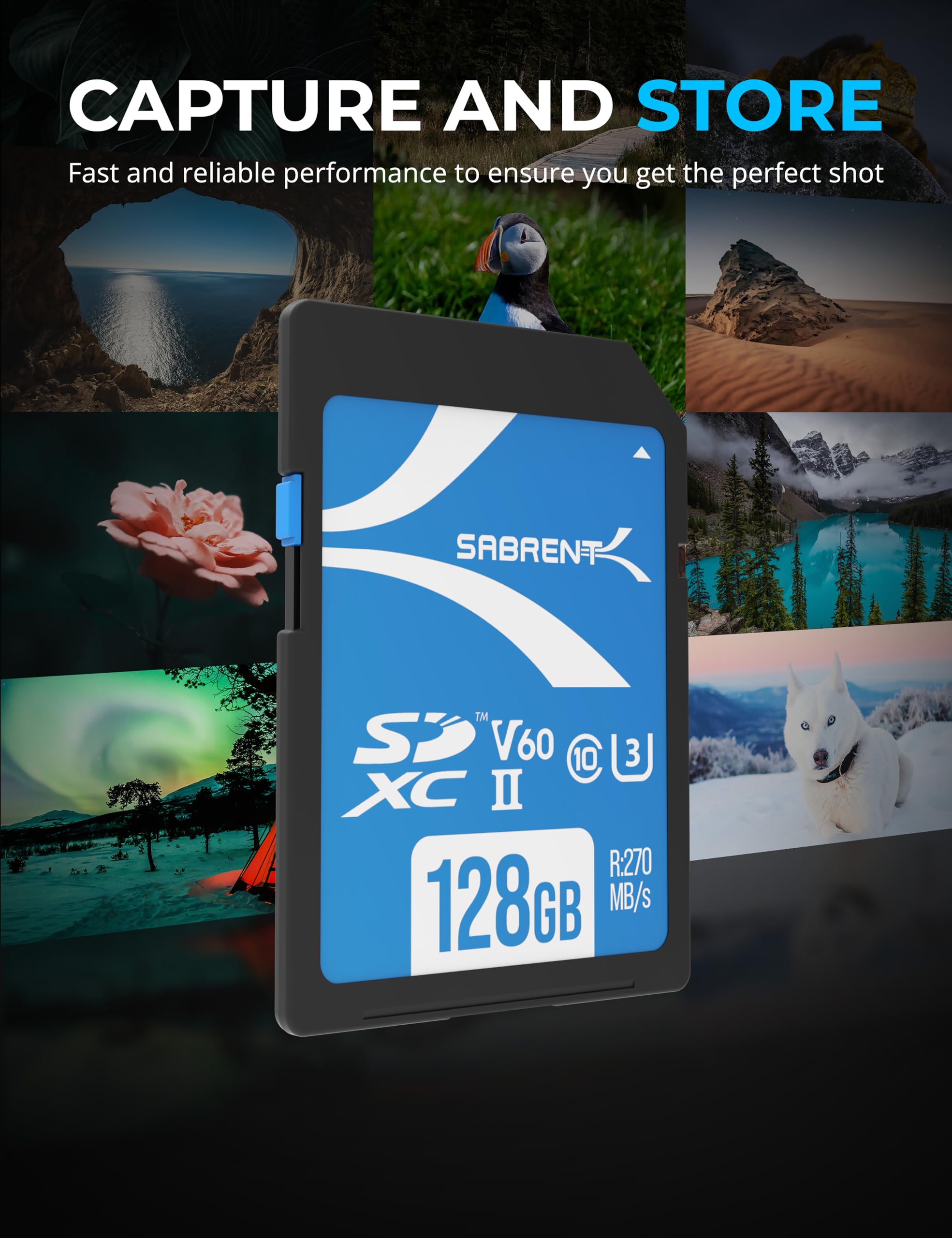 Foto 3 pulgar | Tarjeta De Memoria Sabrent Rocket V60 Sd Uhs-ii 128gb - Venta Internacional.