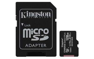 Foto 1 | Tarjeta Microsdxc Kingston Canvas Select Plus De 128 Gb, Clase 10 - Venta Internacional.