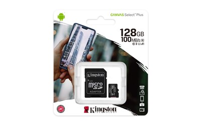 Foto 3 | Tarjeta Microsdxc Kingston Canvas Select Plus De 128 Gb, Clase 10 - Venta Internacional.