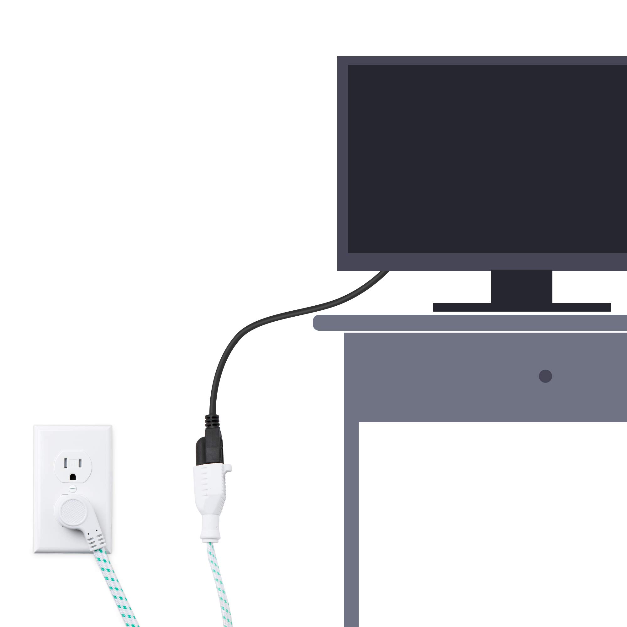 Foto 7 | Cable De Extensión Cable Matters Low Profile, Paquete De 2 Unidades, 1,8 M - Venta Internacional.