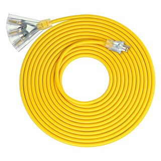 Foto 1 | Cable De Extensión Dewenwils De 25 Pies, Calibre 14/3, Para Exteriores Con Triple Grifo - Venta Internacional.