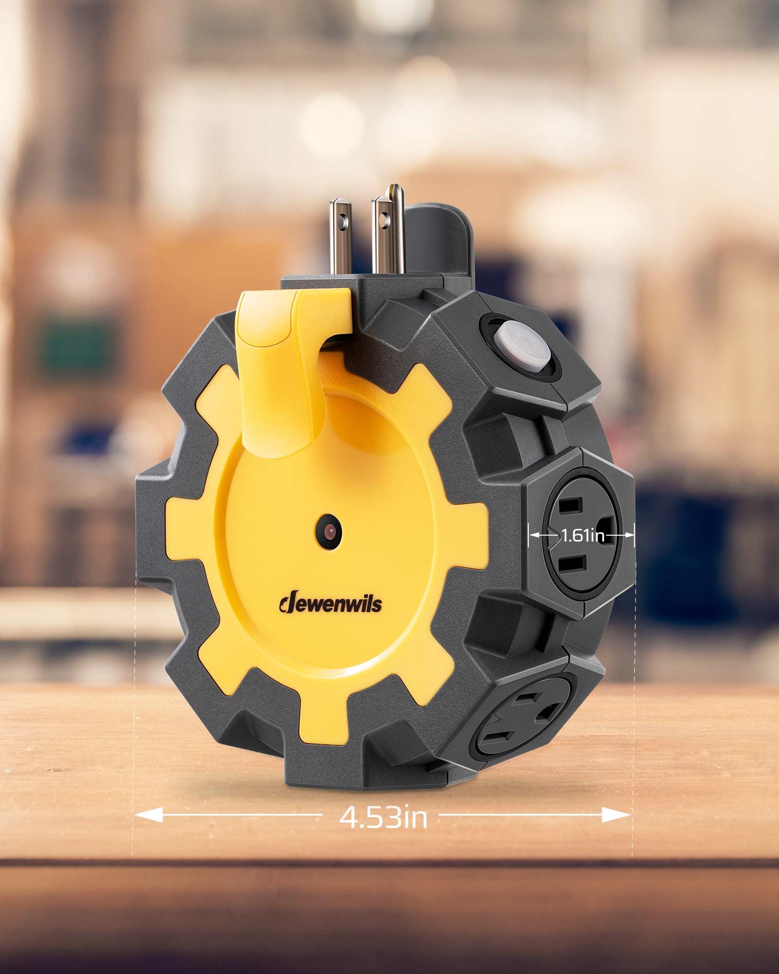 Foto 7 | Power Hub Dewenwils Heavy Duty De 6 Enchufes Con Disyuntor - Venta Internacional.