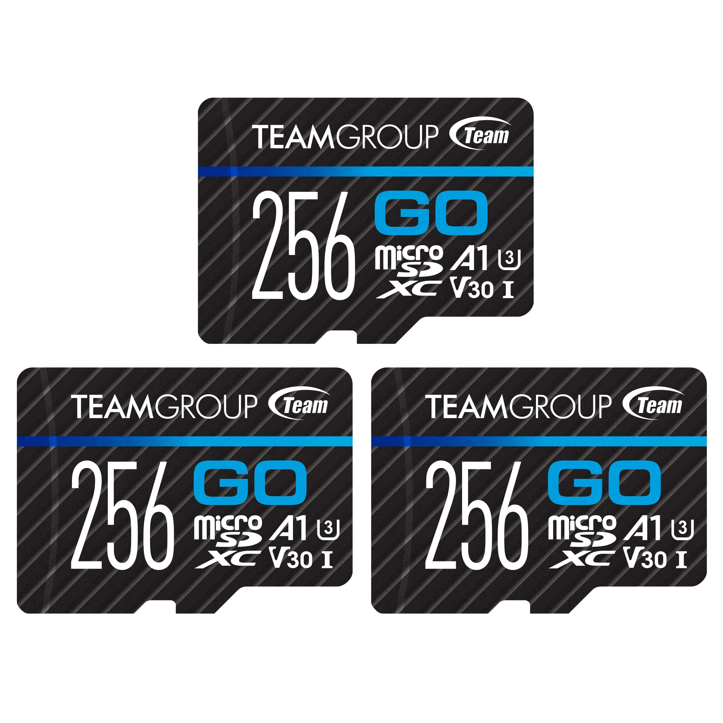 Foto 2 pulgar | Tarjeta De Memoria Teamgroup Go Card 256gb X 3 Micro Sdxc Uhs-i U3 - Venta Internacional.