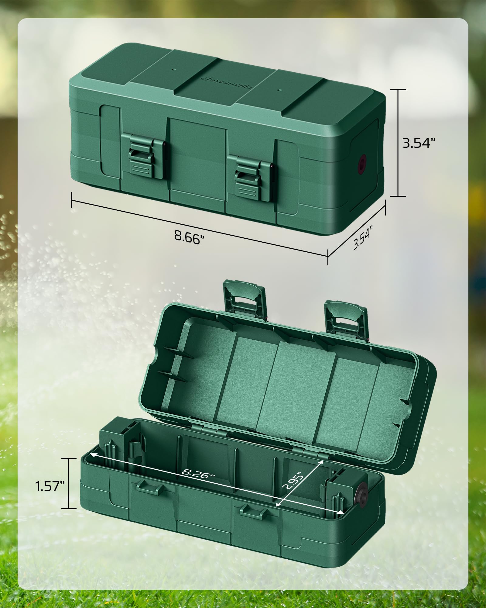 Foto 4 pulgar | Funda Para Cable De Extensión Dewenwils, Resistente A La Intemperie, Verde [paquete De 3] - Venta Internacional.