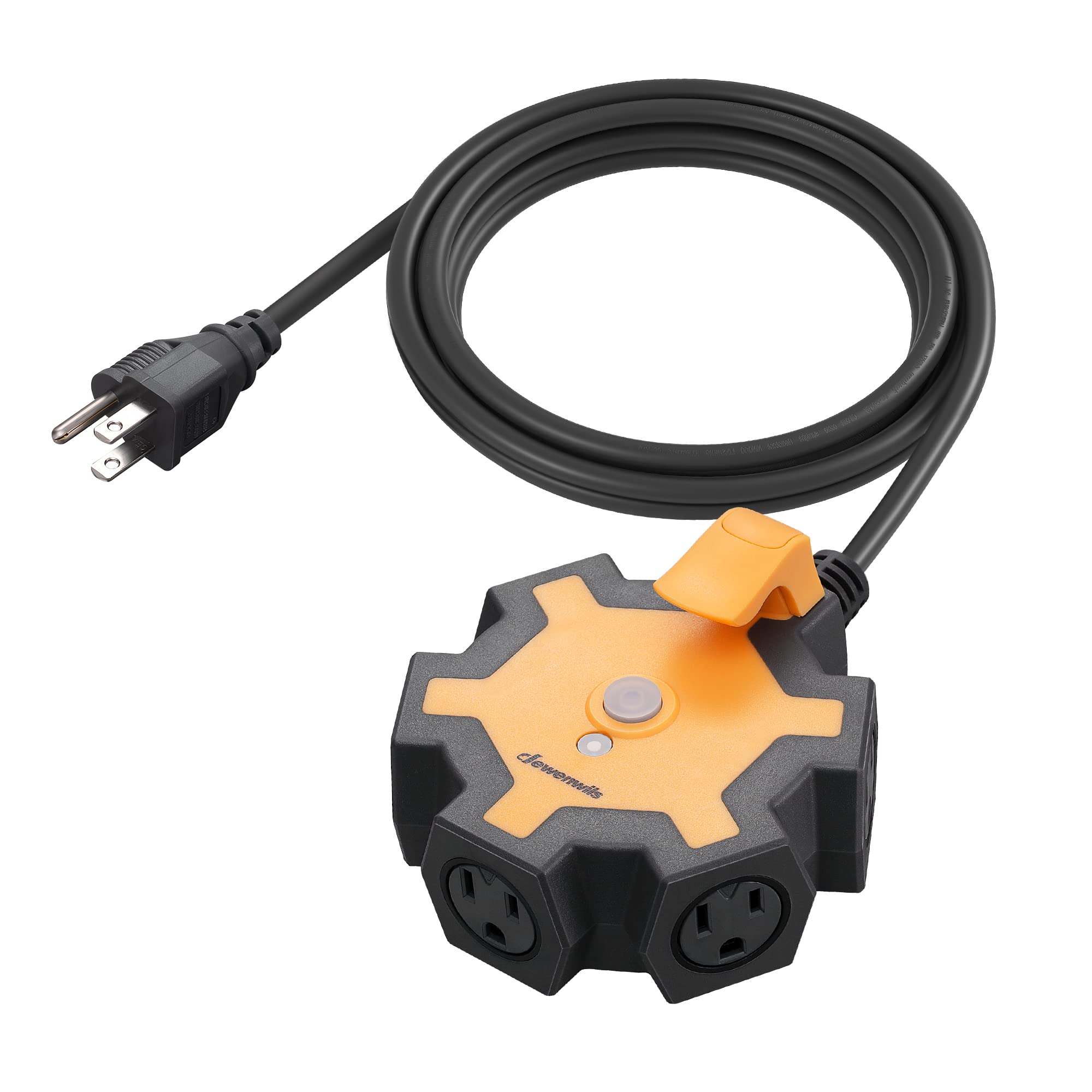 Power Strip Dewenwils De 5 Salidas Con Cable De Extensión De 6 Pies, 15 A - Venta Internacional.