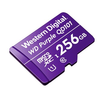 Foto 2 | Tarjeta Microsdxc Western Digital Wd Púrpura Sc Qd101 256gb - Venta Internacional.