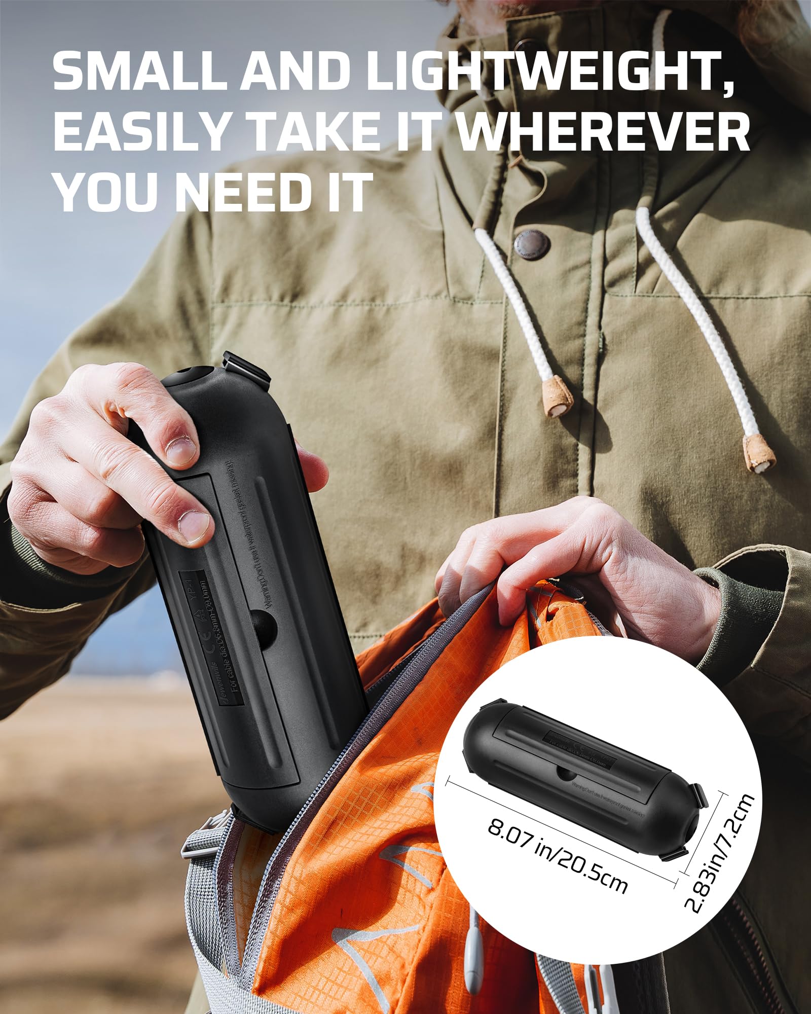 Foto 7 | Funda De Seguridad Para Cables De Extensión Para Exteriores Dewenwils [paquete De 4] - Venta Internacional.