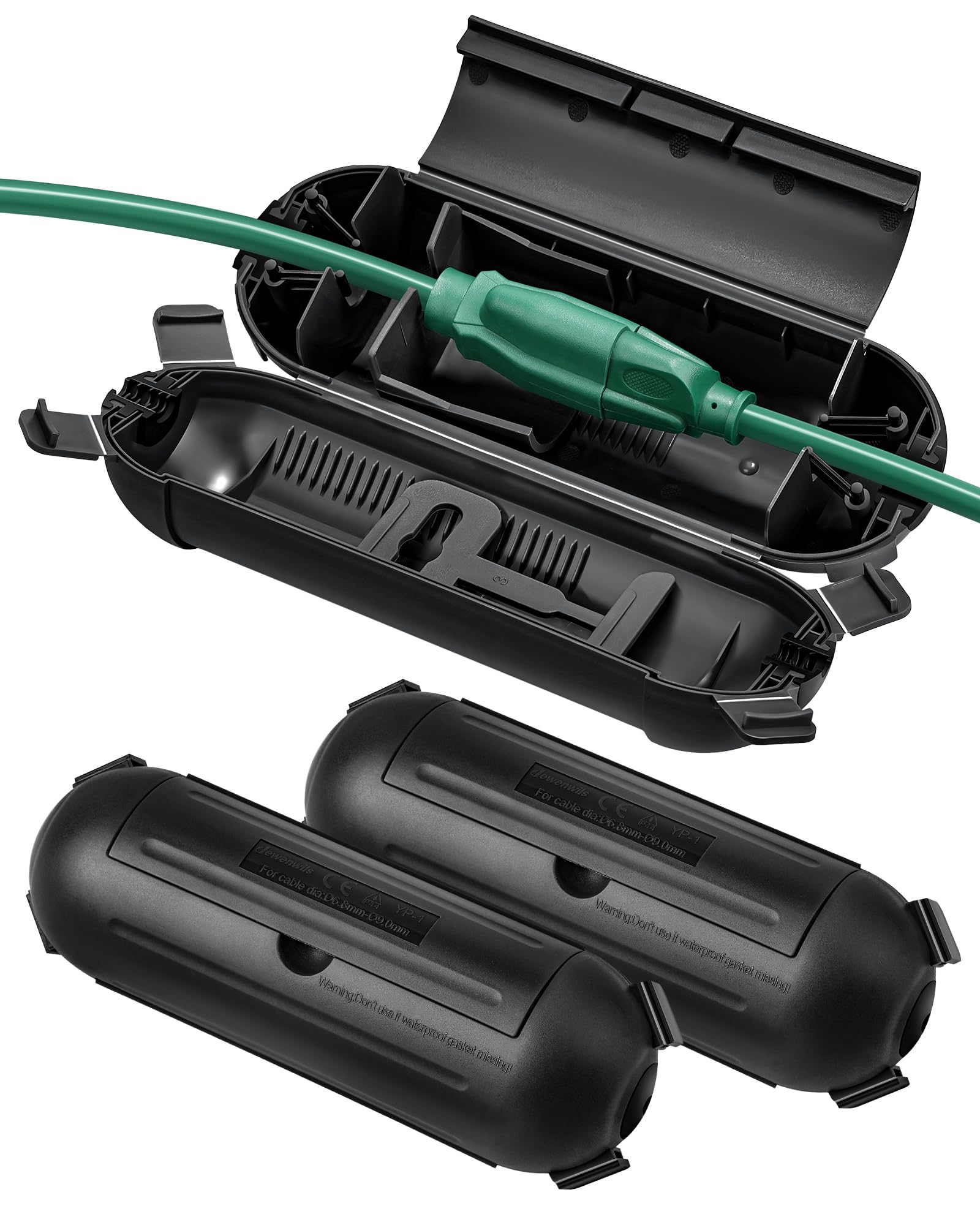 Funda De Seguridad Para Cables De Extensión Para Exteriores Dewenwils [paquete De 3] - Venta Internacional.
