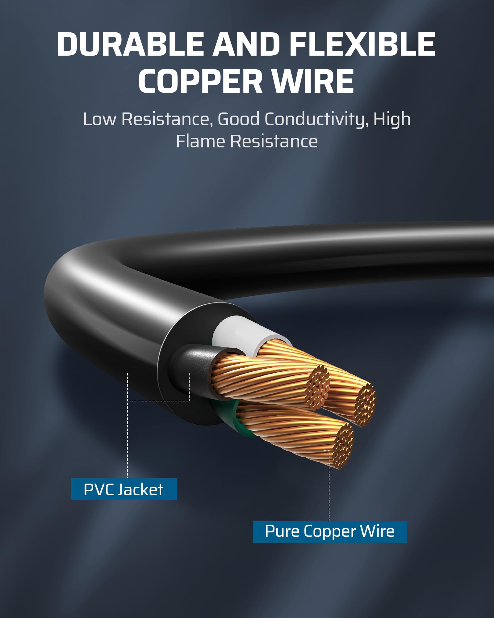 Foto 6 | Cable De Extensión Para Exteriores Dewenwils, 58 Pies, 16 Awg, 13 A, 125 V, 1625 W - Venta Internacional.