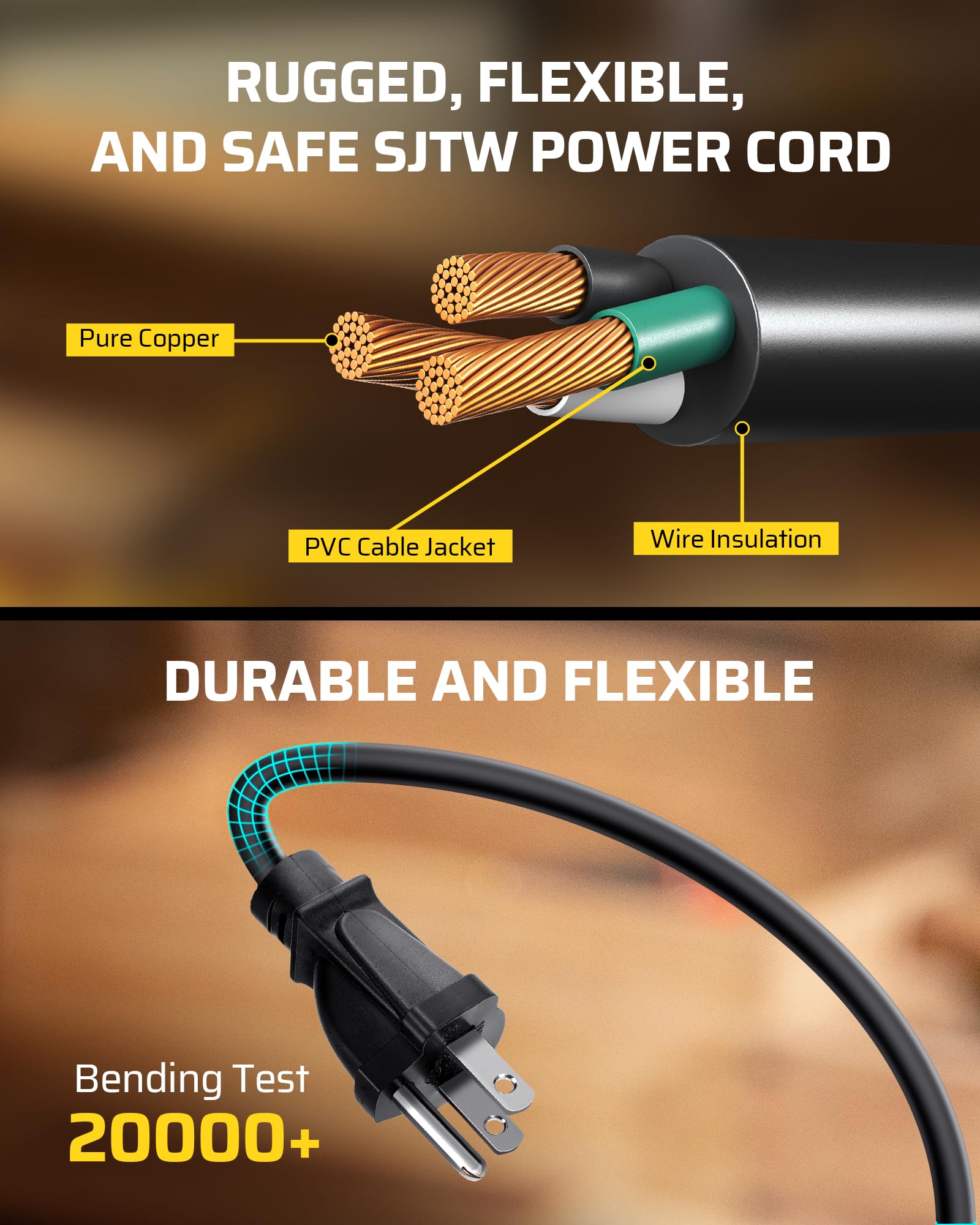 Foto 5 pulgar | Carrete De Cable De Extensión Dewenwils De 25 Pies Con 4 Salidas De 13 A, Certificado Ul - Venta Internacional.