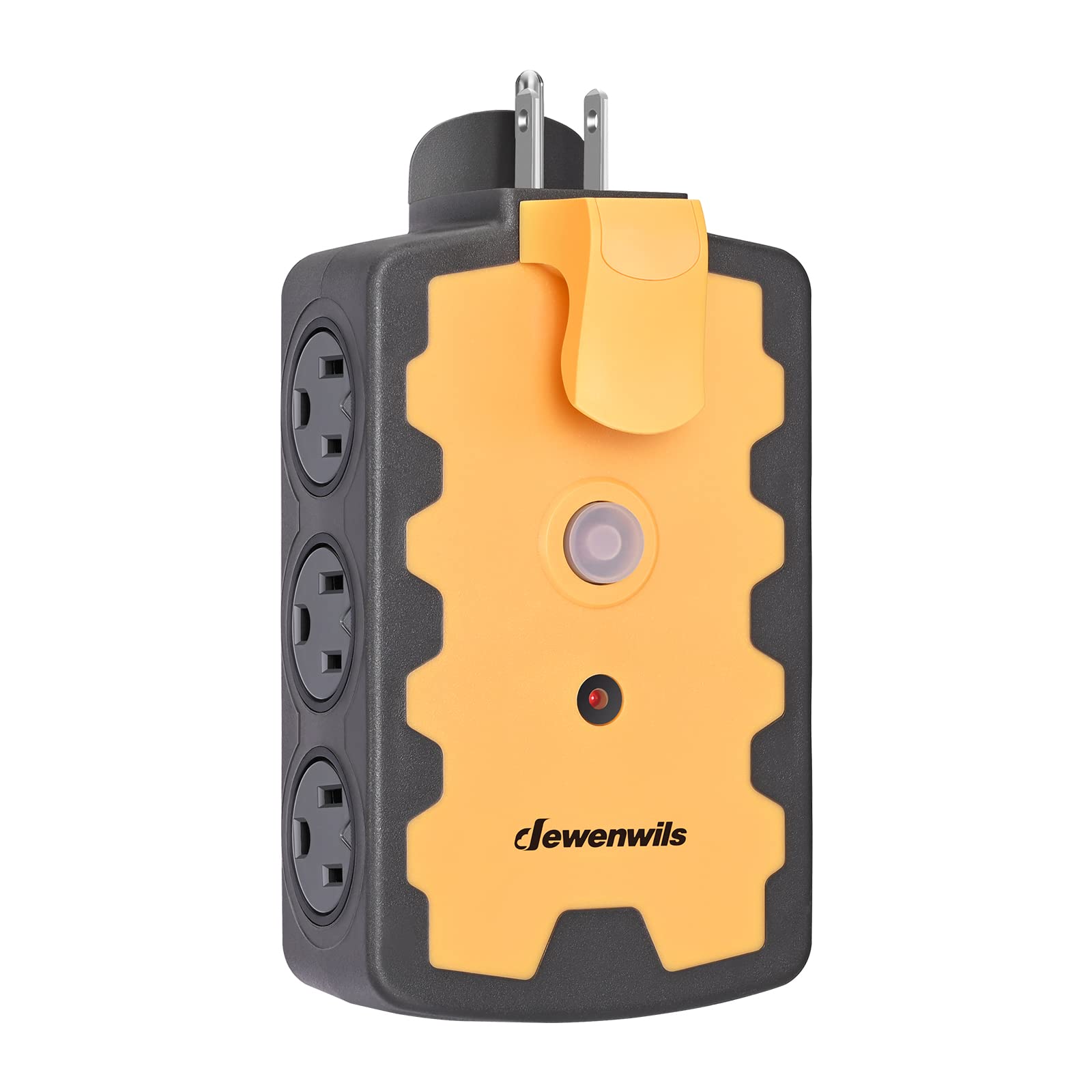 Adaptador De Cable De Extensión Dewenwils, Divisor De 6 Salidas, 15 A - Venta Internacional.