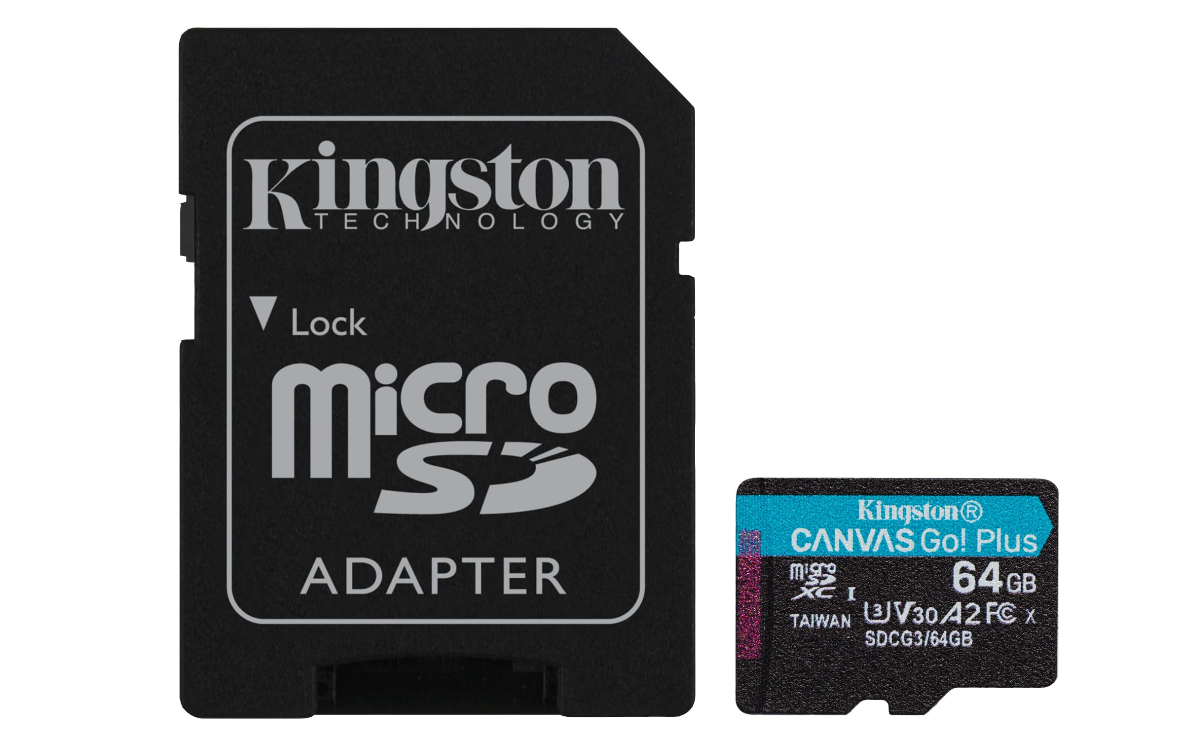 Foto 2 pulgar | Tarjeta Microsdxc Kingston Canvas Go Plus De 64 Gb Uhs-i C10 U3 V30 - Venta Internacional.