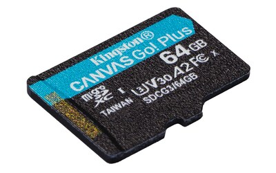 Foto 4 | Tarjeta Microsdxc Kingston Canvas Go Plus De 64 Gb Uhs-i C10 U3 V30 - Venta Internacional.