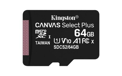 Foto 1 | Tarjeta Microsdxc Kingston Canvas Select Plus De 64 Gb, Clase 10 - Venta Internacional.