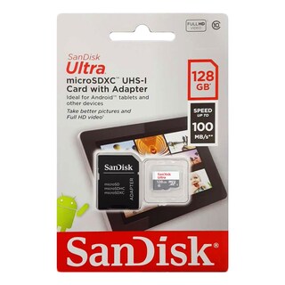 Foto 1 | Tarjeta De Memoria Sandisk Ultra 128gb Microsdxc Uhs-i Con Adaptador - Venta Internacional.