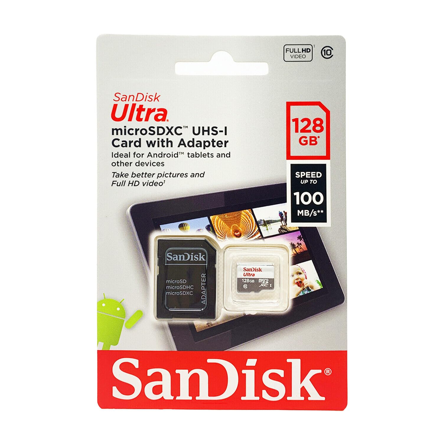 Foto 4 pulgar | Tarjeta De Memoria Sandisk Ultra 128gb Microsdxc Uhs-i Con Adaptador - Venta Internacional.