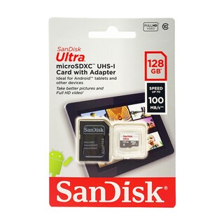 Foto 3 | Tarjeta De Memoria Sandisk Ultra 128gb Microsdxc Uhs-i Con Adaptador - Venta Internacional.