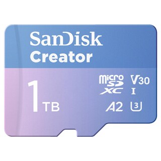 Foto 1 | Tarjeta De Memoria Sandisk Creator Microsd 1tb Uhs-i Con Adaptador - Venta Internacional.