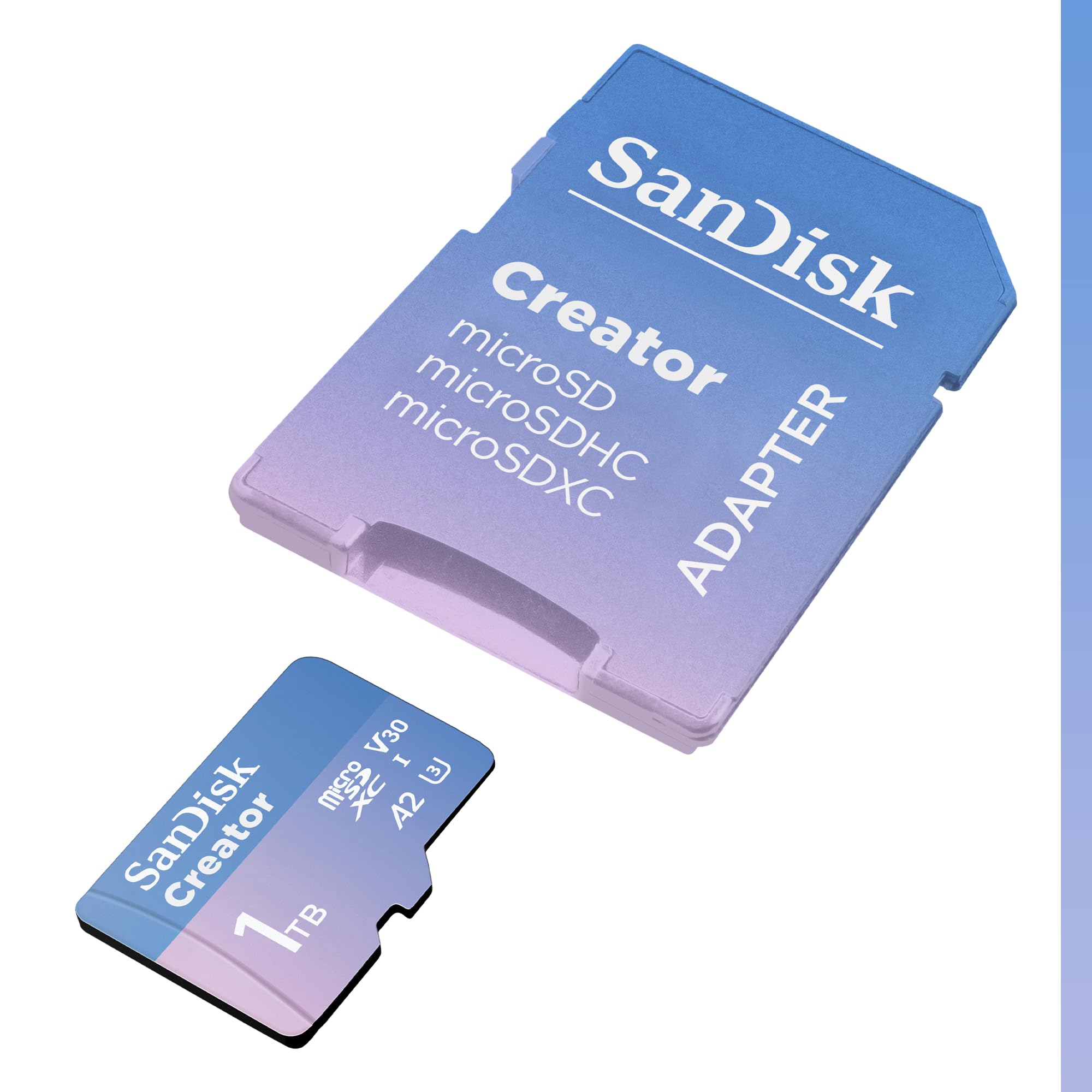 Foto 2 | Tarjeta De Memoria Sandisk Creator Microsd 1tb Uhs-i Con Adaptador - Venta Internacional.