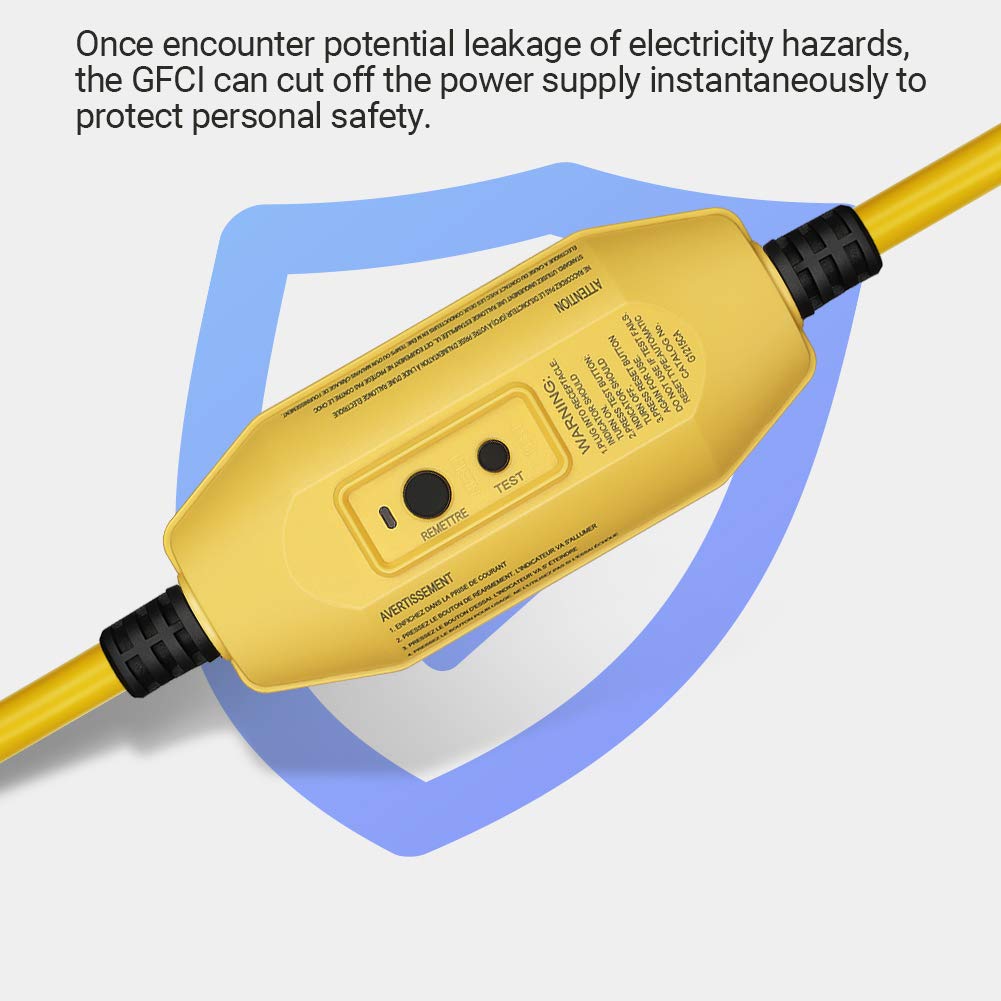 Foto 4 pulgar | Cable De Extensión Dewenwils Automático Gfci De 1 M, Calibre 12/3, Para Exteriores - Venta Internacional.