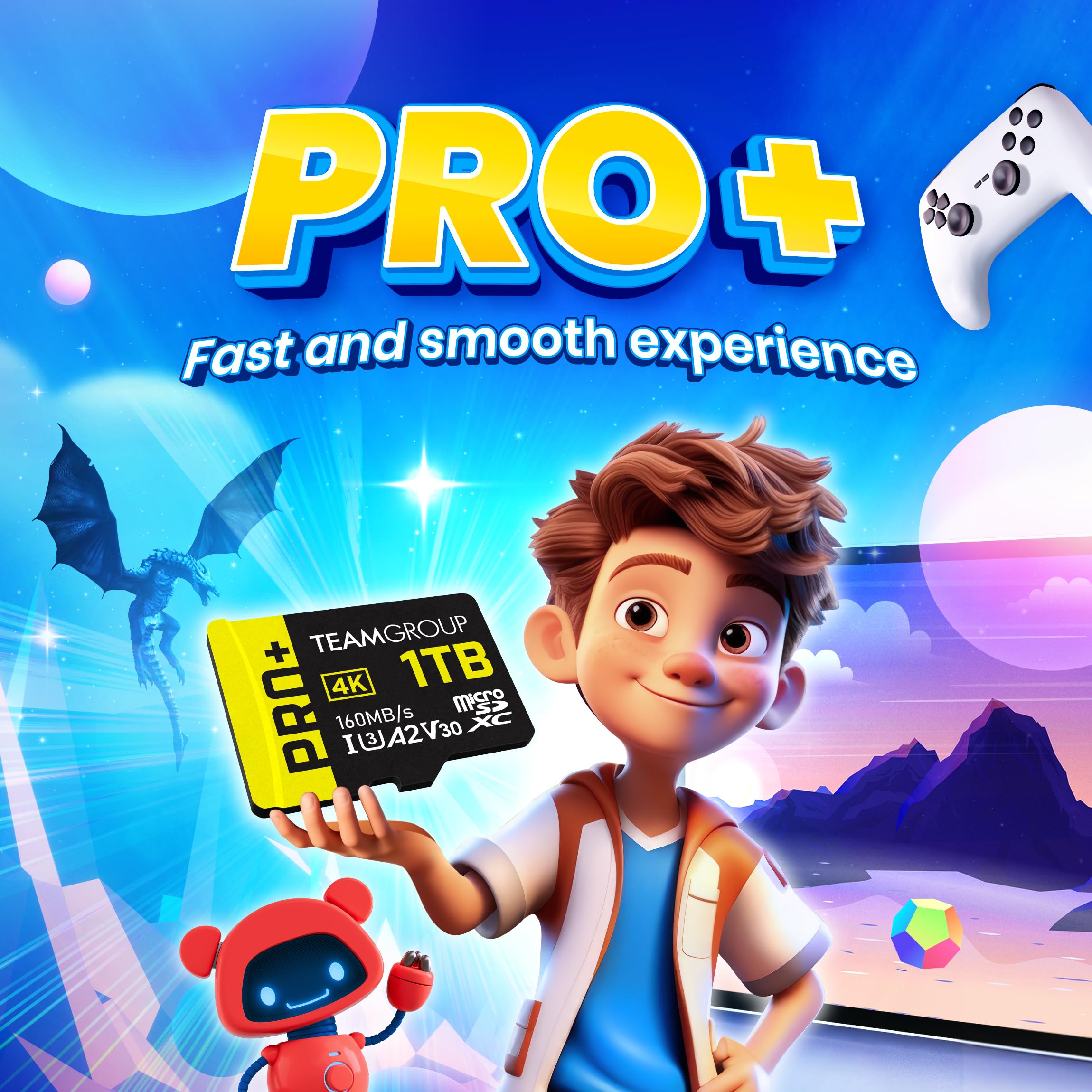 Foto 2 | Tarjeta Micro Sd Teamgroup A2 Pro Plus De 1 Tb Uhs-i U3 V30 Con Adaptador - Venta Internacional.