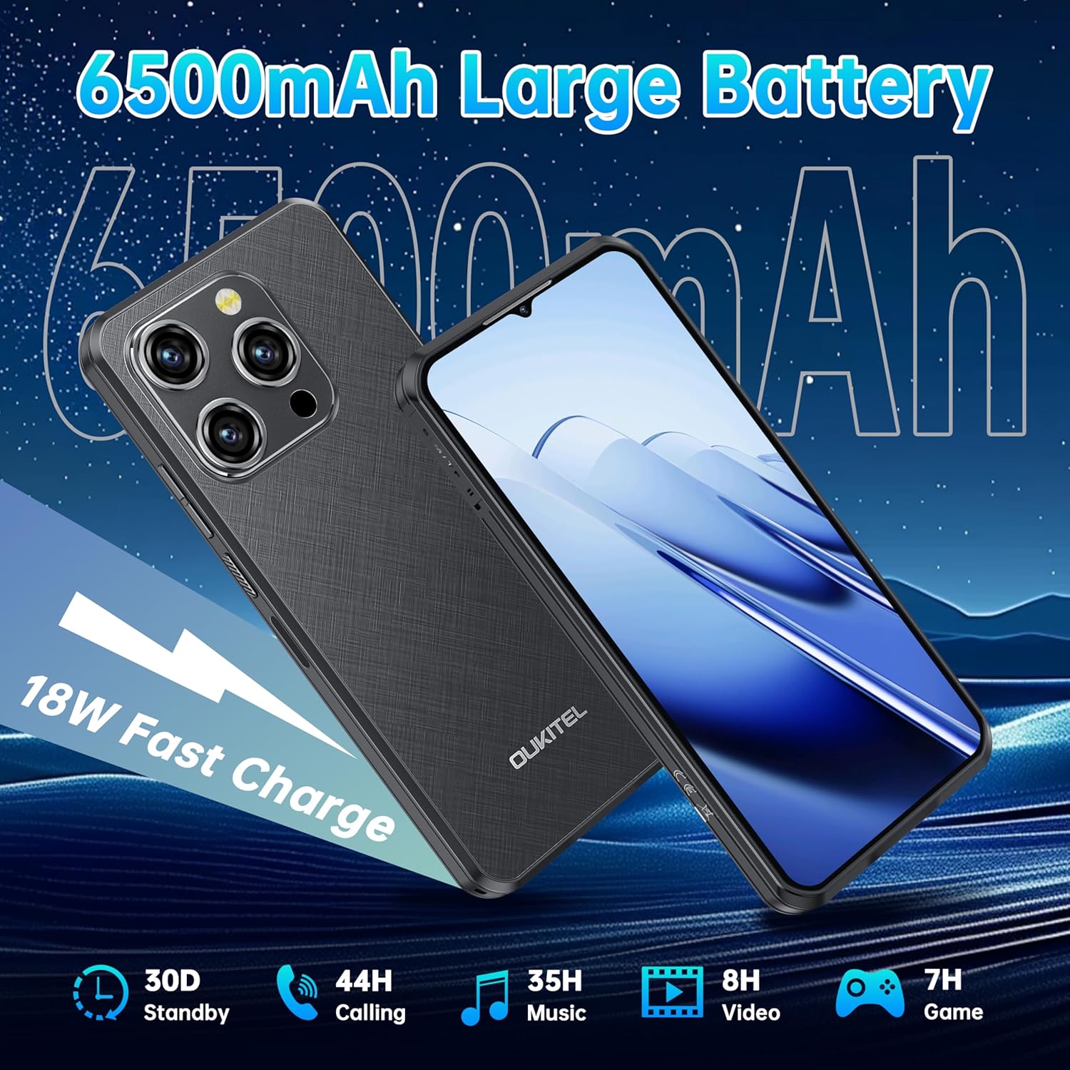Foto 5 | Teléfono Móvil Oukitel Wp52 5g 16gb Ram + 256gb Rom 6500mah - Venta Internacional.