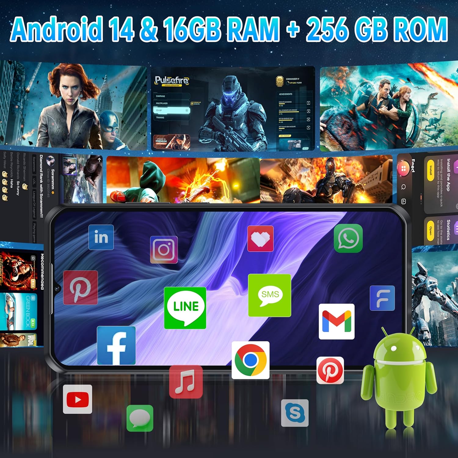 Foto 7 | Teléfono Móvil Oukitel Wp52 5g 16gb Ram + 256gb Rom 6500mah - Venta Internacional.