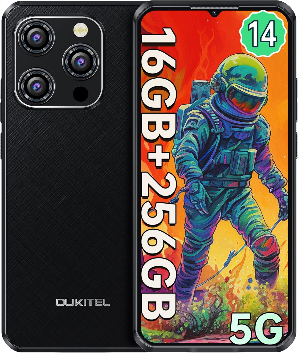 Foto 2 pulgar | Teléfono Móvil Oukitel Wp52 5g 16gb Ram + 256gb Rom 6500mah - Venta Internacional.
