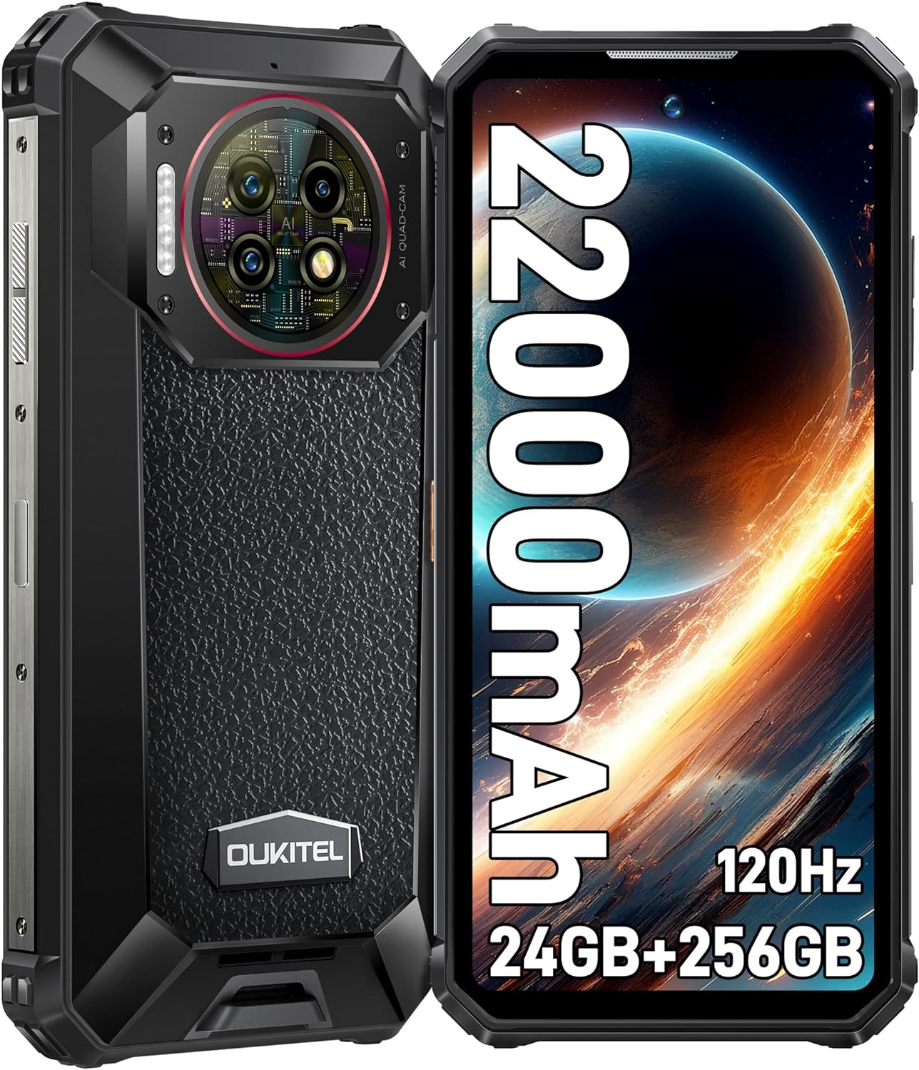 Foto 2 pulgar | Smartphone Oukitel Wp19 Pro  24 Gb De Ram  256 Gb De Rom  Cámara De 64 Mp - Venta Internacional.