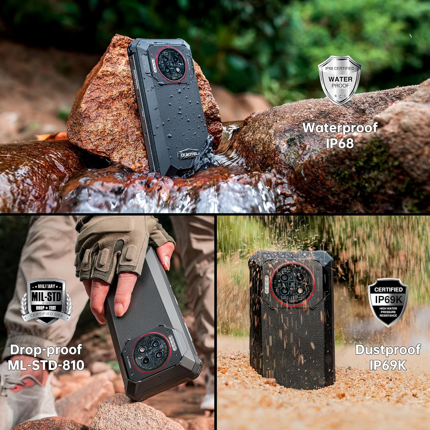 Foto 3 pulgar | Smartphone Oukitel Wp19 Pro  24 Gb De Ram  256 Gb De Rom  Cámara De 64 Mp - Venta Internacional.