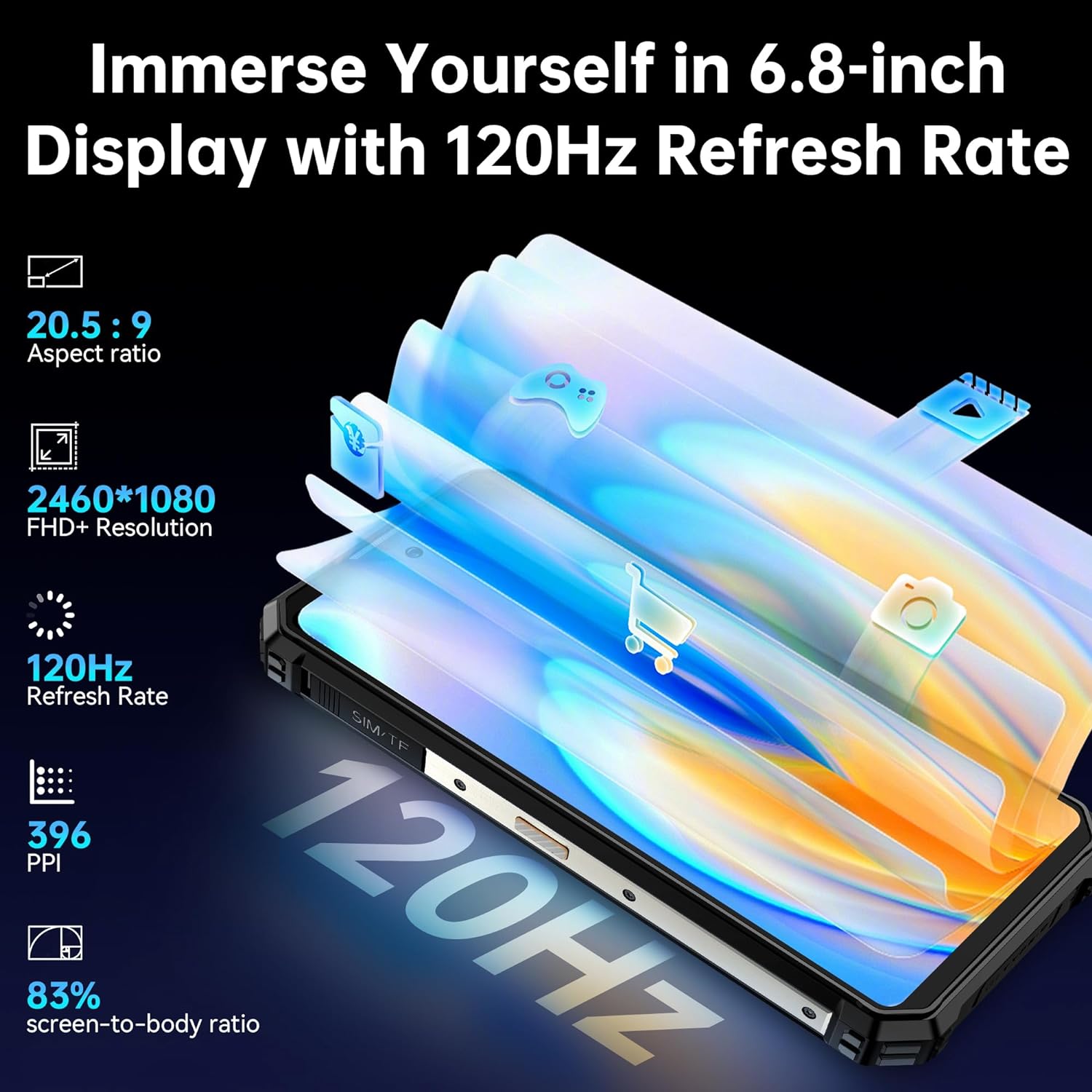Foto 3 | Smartphone Oukitel Wp19 Pro  24 Gb De Ram  256 Gb De Rom  Cámara De 64 Mp - Venta Internacional.