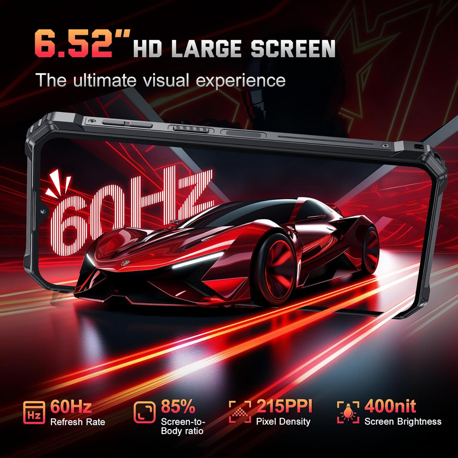 Foto 3 | Teléfono Móvil Oukitel Wp36pro 24 Gb Ram+256 Gb Rom 6.52 Pulgadas Android 14 - Venta Internacional.