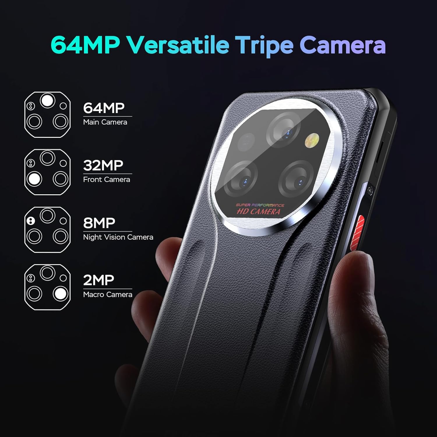 Foto 6 pulgar | Smartphone Oukitel Wp39 5g De 24 Gb De Ram+256 Gb De Rom De 6 6 Pulgadas Y 64 Mp - Venta Internacional.