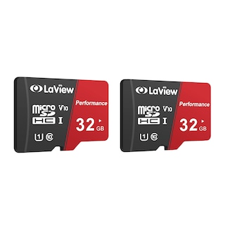 Foto 1 | Paquete De 2 Tarjetas Micro Sd Laview De 32 Gb Uhs-i 100 Mb/s - Venta Internacional.