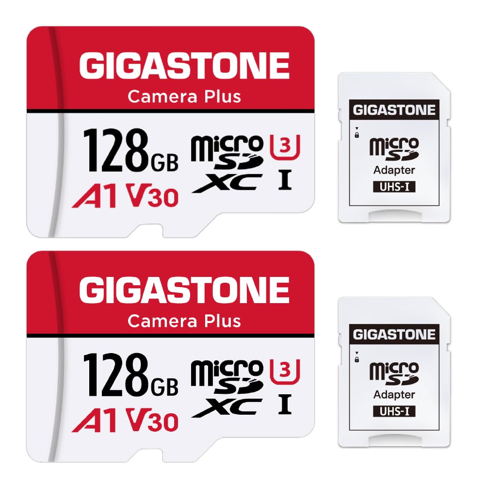 Foto 2 pulgar | Tarjeta Micro Sd Gigastone De 128 Gb X 2 Cámaras Más Vídeo 4k - Venta Internacional.