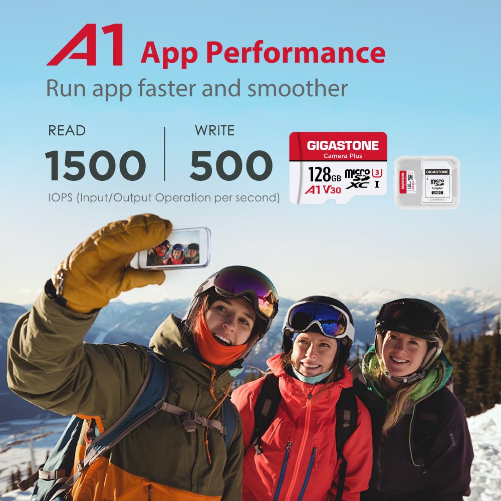Foto 6 pulgar | Tarjeta Micro Sd Gigastone De 128 Gb X 2 Cámaras Más Vídeo 4k - Venta Internacional.
