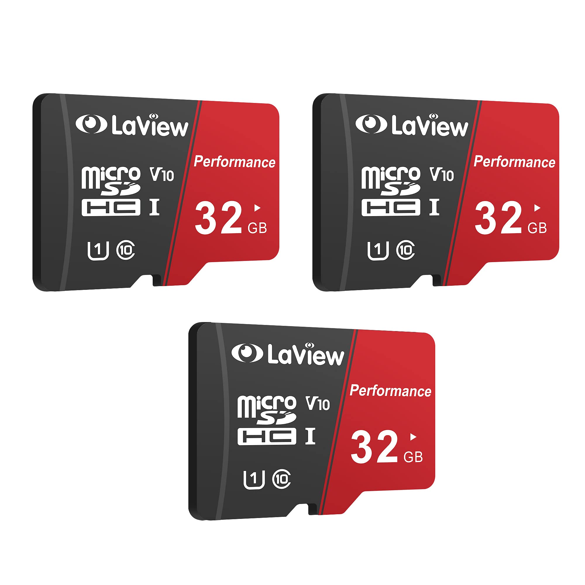 Foto 2 pulgar | Paquete De 3 Tarjetas Microsd Laview De 32 Gb  Uhs-i  95 Mb/s  Full Hd - Venta Internacional.