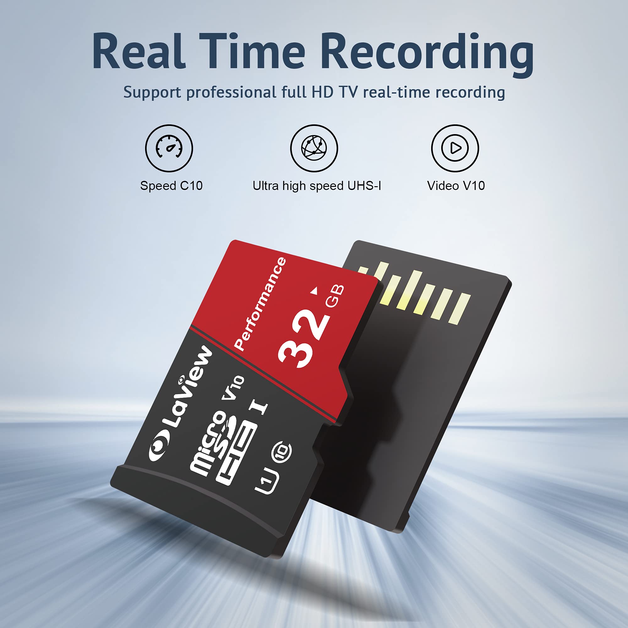Foto 6 | Paquete De 3 Tarjetas Microsd Laview De 32 Gb  Uhs-i  95 Mb/s  Full Hd - Venta Internacional.