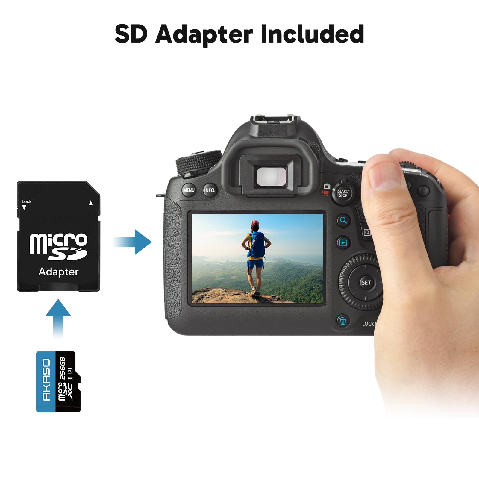 Foto 7 pulgar | Tarjeta De Memoria Akaso Microsdxc U3 256gb Para Cámaras De Acción - Venta Internacional.