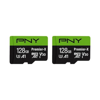 Foto 1 | Tarjeta De Memoria Pny Premier-x De 128 Gb Microsdxc Clase 10 U3 V30 Paquete De 2 - Venta Internacional.