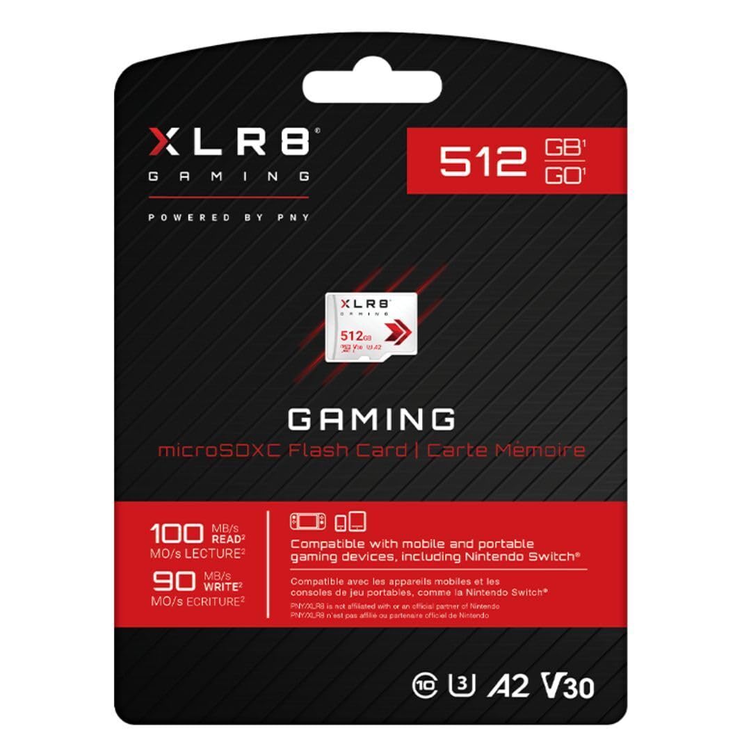 Foto 4 pulgar | Tarjeta De Memoria Pny Xlr8 Gaming Microsdxc 512gb Uhs-i V30 A2 - Venta Internacional.