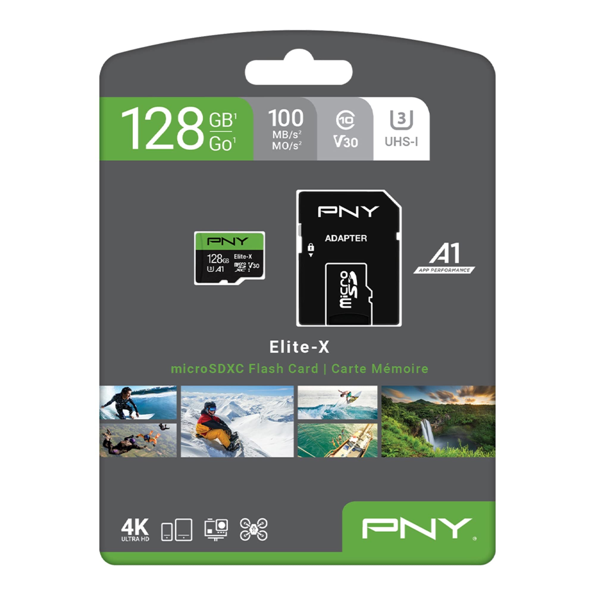 Foto 8 pulgar | Tarjeta De Memoria Pny Elite-x Microsdxc 128gb Class 10 U3 V30 - Venta Internacional.