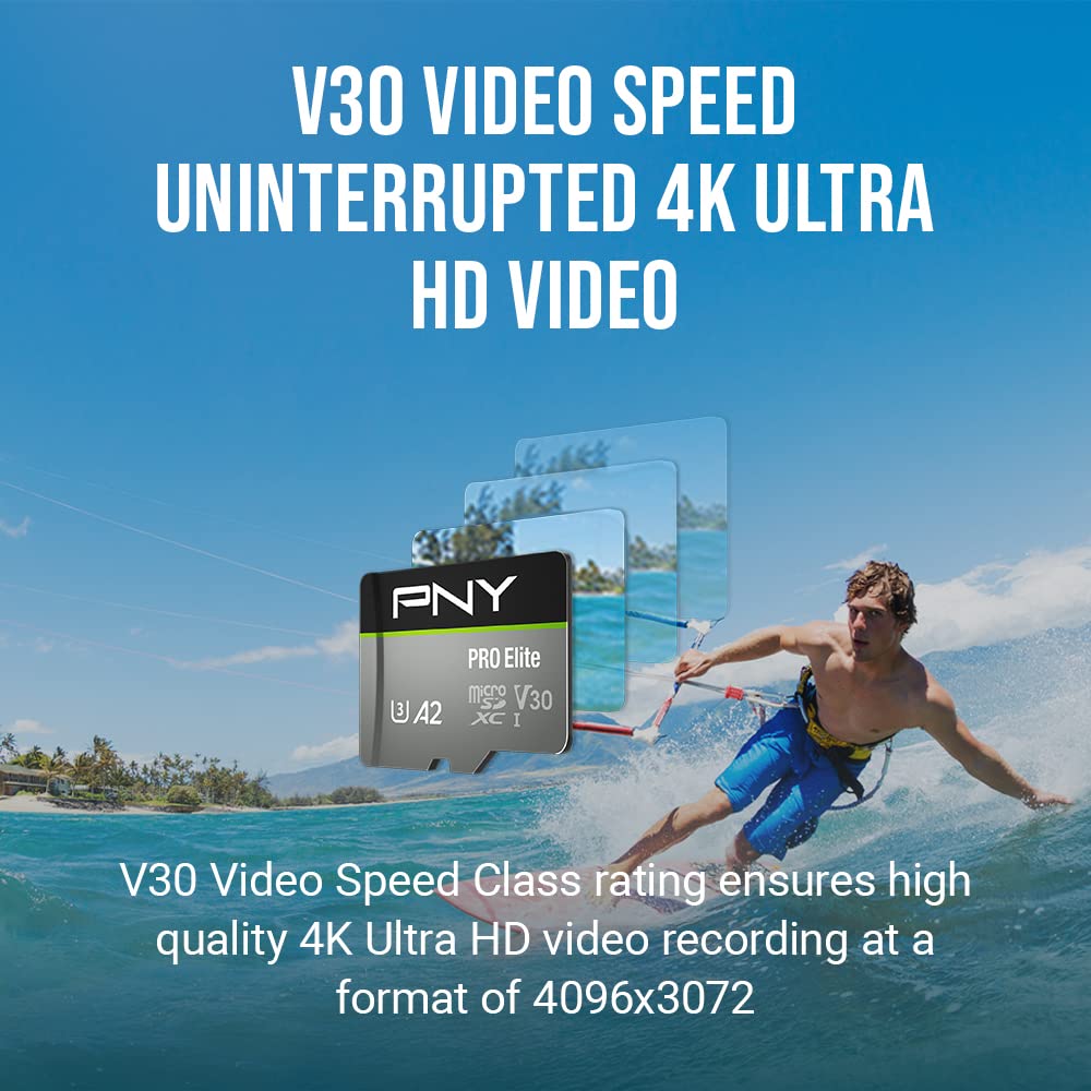 Foto 5 pulgar | Tarjeta De Memoria Pny Pro Elite Microsdxc 256gb Class 10 U3 V30 - Venta Internacional.