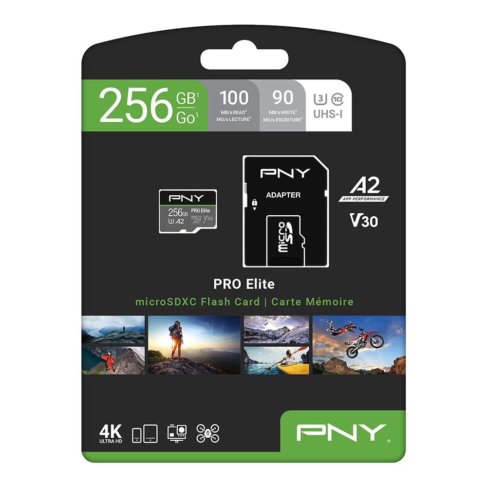 Foto 8 pulgar | Tarjeta De Memoria Pny Pro Elite Microsdxc 256gb Class 10 U3 V30 - Venta Internacional.