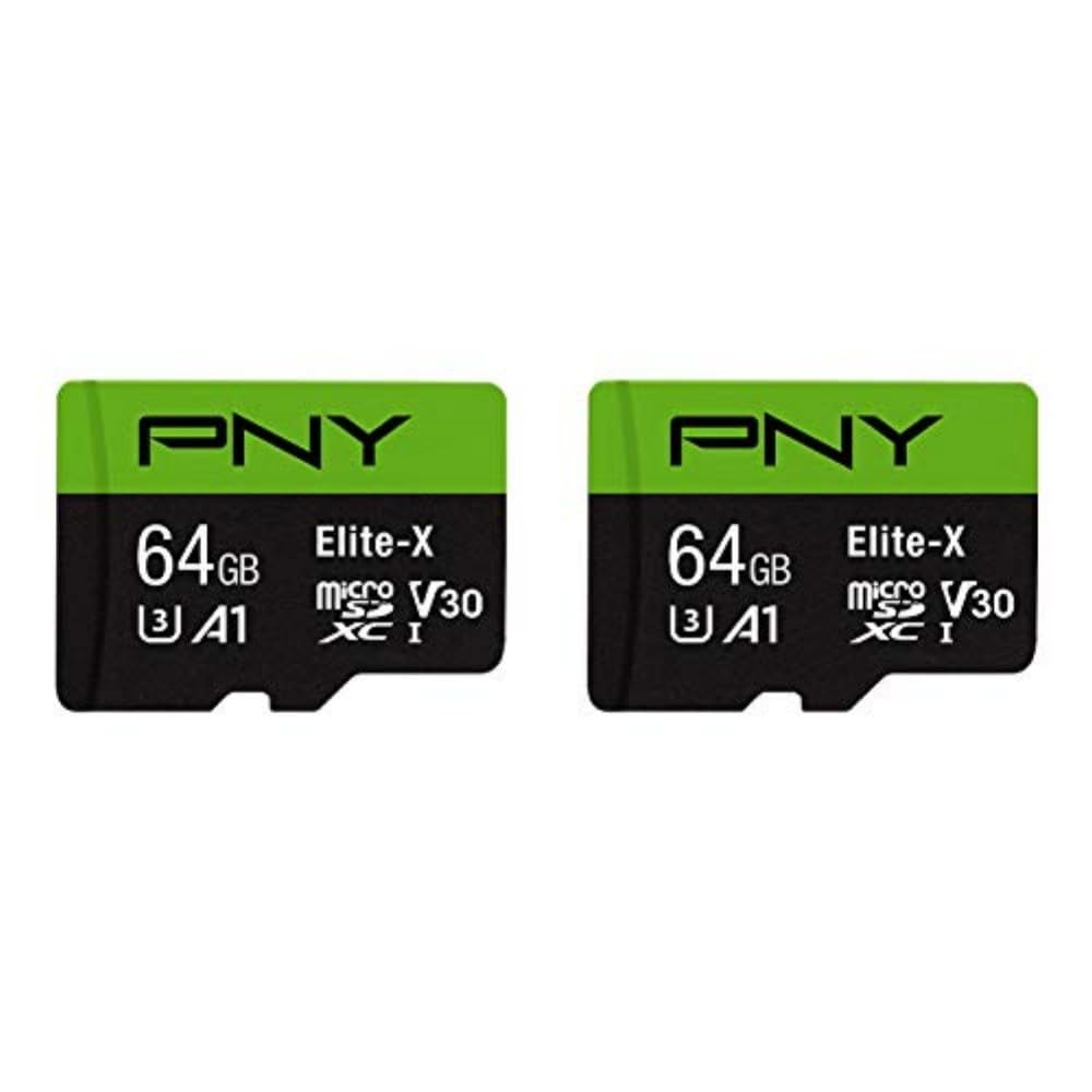 Foto 2 pulgar | Tarjeta De Memoria Pny Elite-x Microsdxc De 64 Gb  Clase 10 U3 V30  Paquete De 2 - Venta Internacional.
